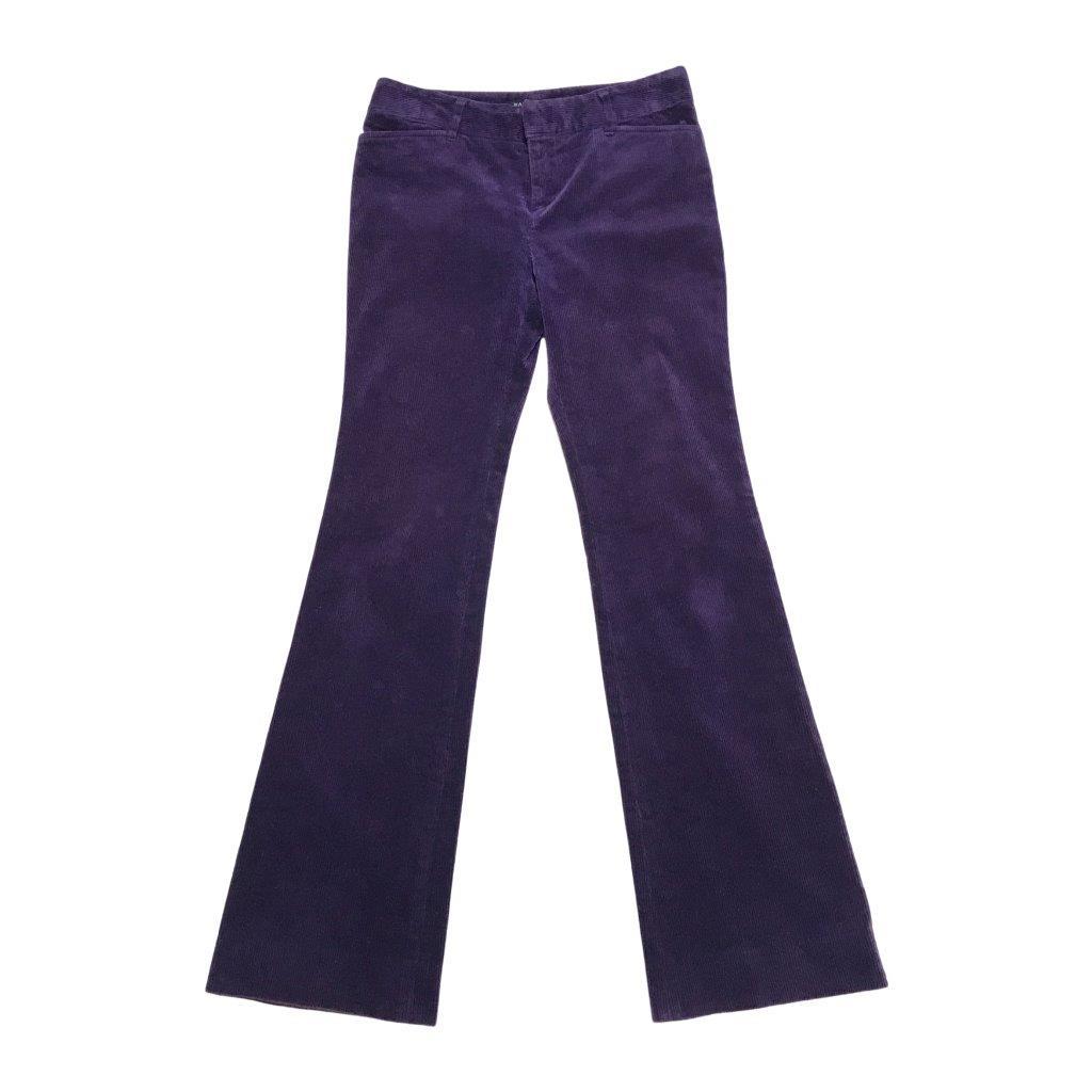 * Ralph Lauren Ralph Lauren* lady's corduroy pants bottoms small . purple purple size 7 cotton Zip fly tube :B:06