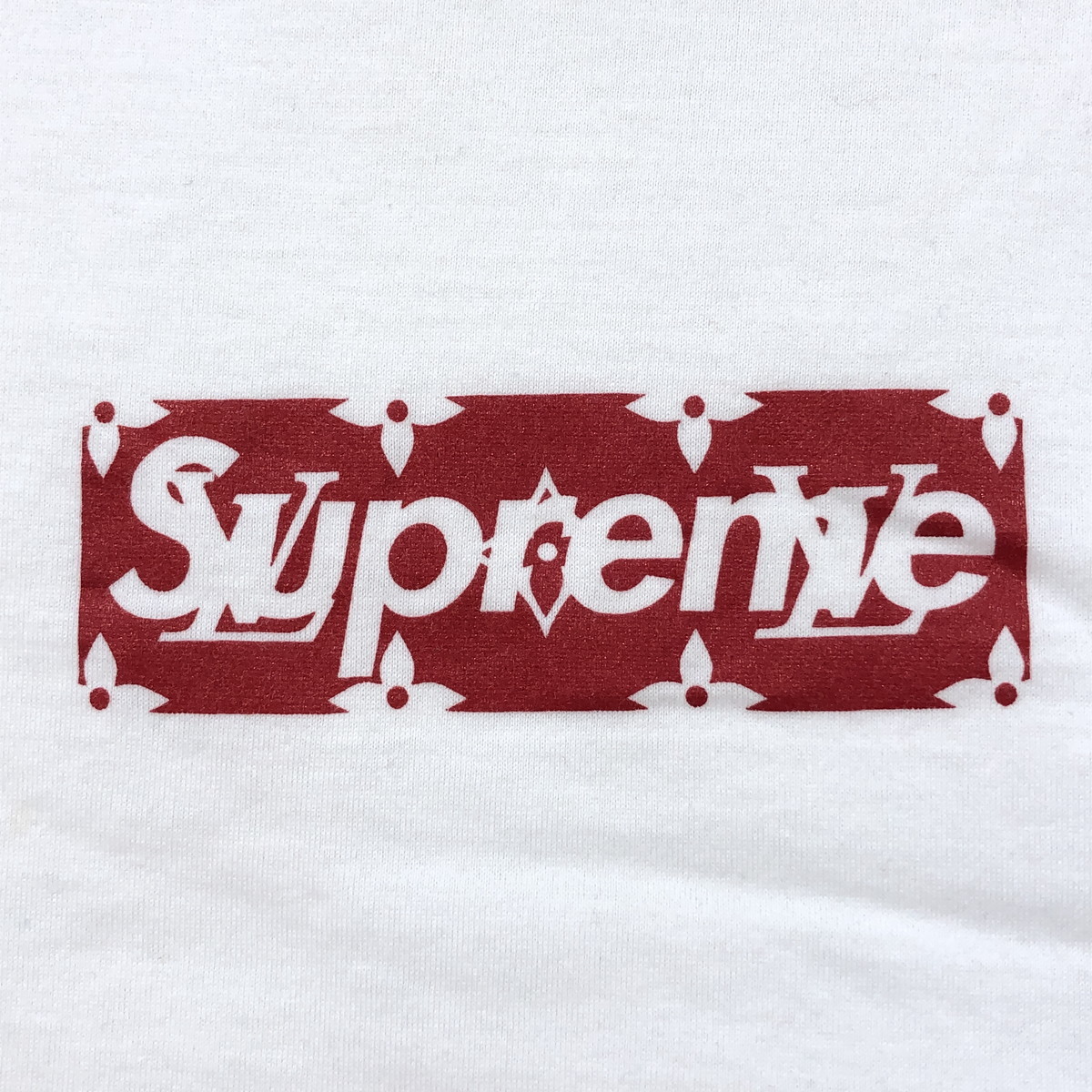 Supreme シュプリーム x Louis Vuitton Monogram LV Box Logo Tee 17AW モノグラム ボックスロゴ Tシャツ 希少 4L 国内正規 ルイヴィトン