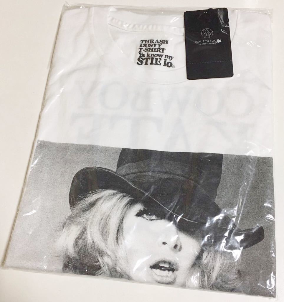 Stie-lo × Sam Haskins Cowboy Kate Tシャツ 新品 WHITE XL BEAUTY & YOUTH FACE T 半袖 カットソー 野口強 スティーロー ホワイト 白_画像5