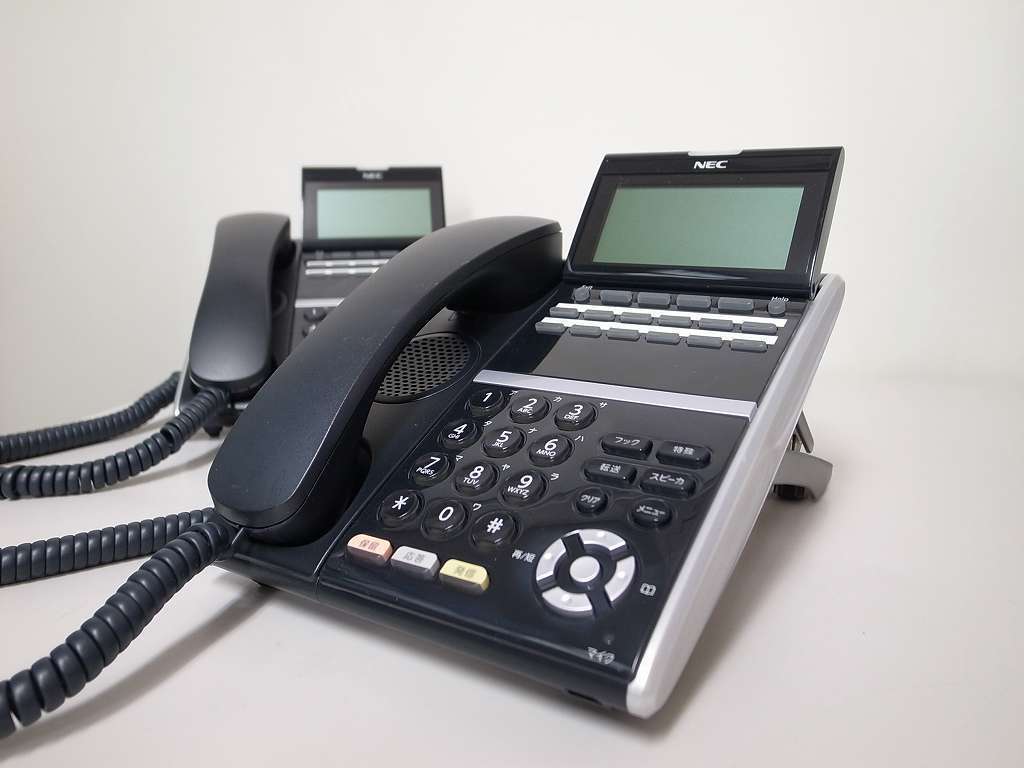 大人気新品 □NEC UX 12ボタン多機能電話機 【DTZ-12D-2D(BK)TEL】 2台