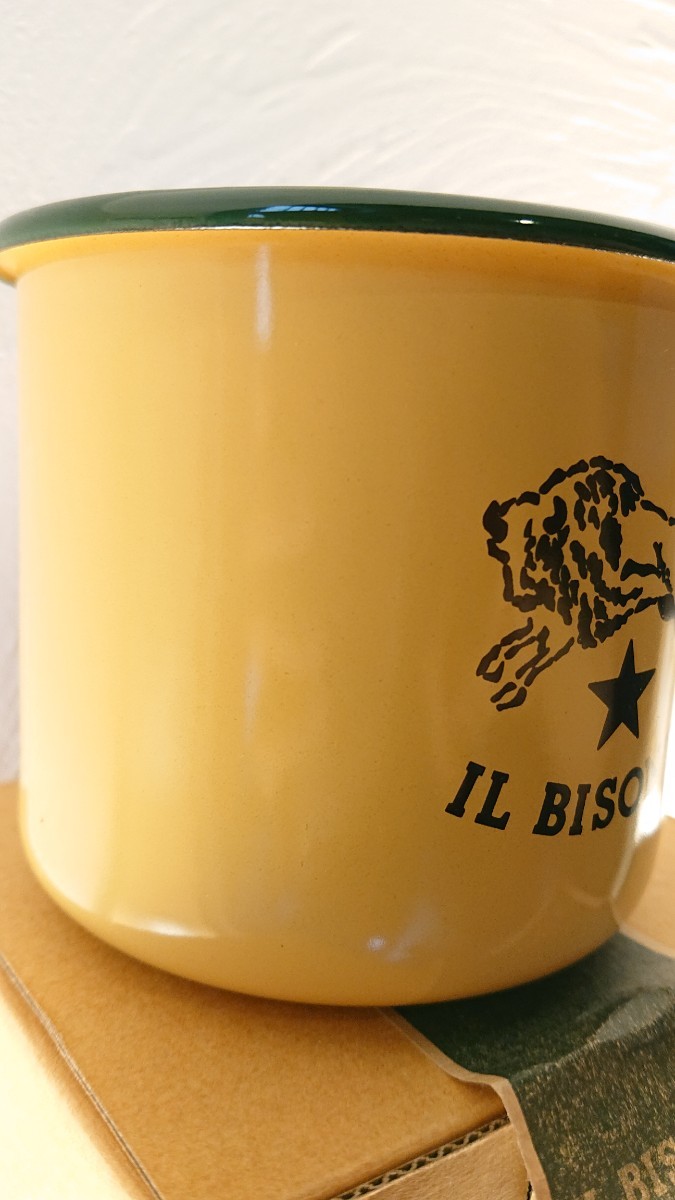 IL BISONTE マグカップ 黄色 イルビゾンテ  ホーロー