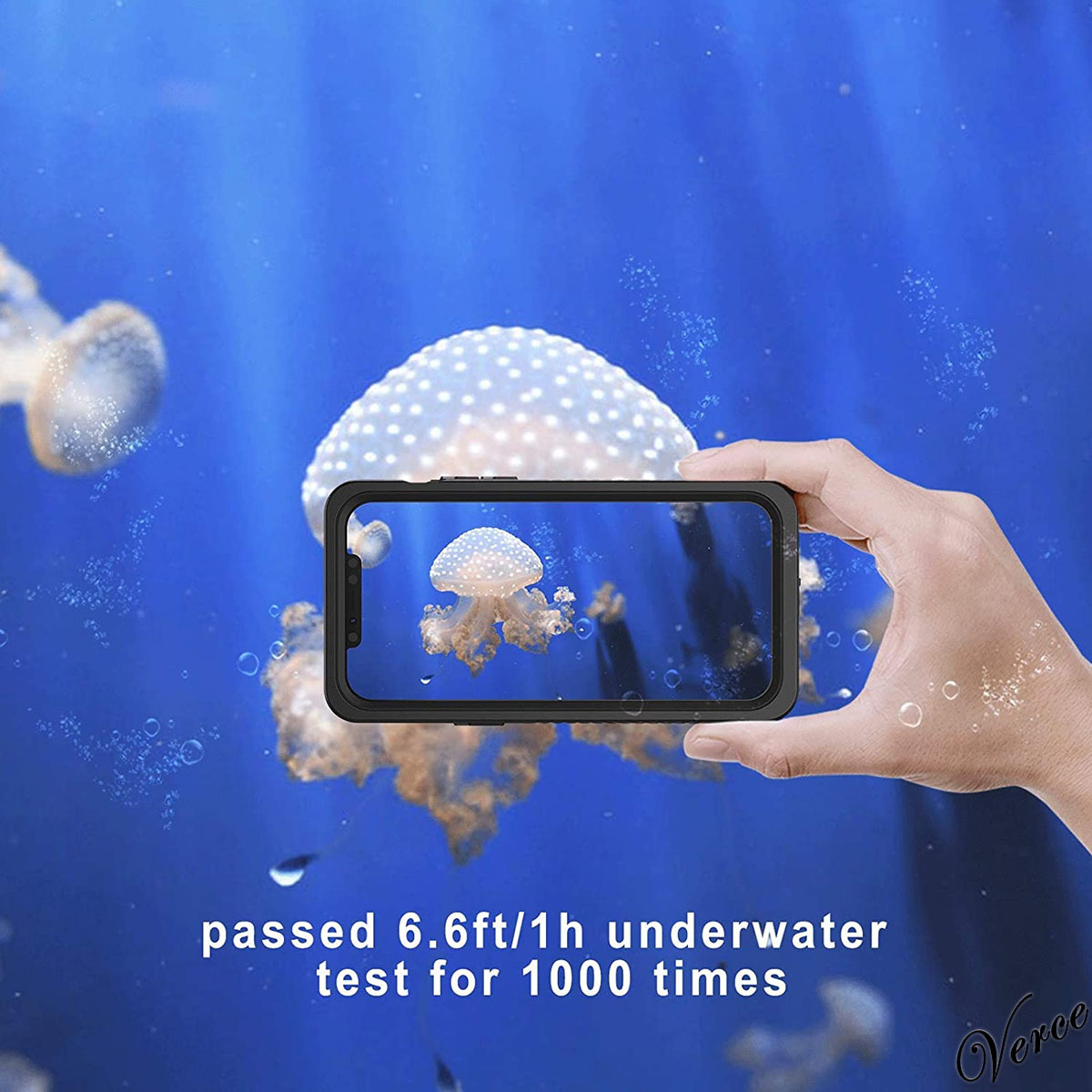 薄型完全防水ケース iPhone 12 Pro 6.1インチ IP68防水 防塵 耐衝撃 米軍規格 ワイヤレス充電対応 360度全面保護 お風呂で使用可能 の画像2