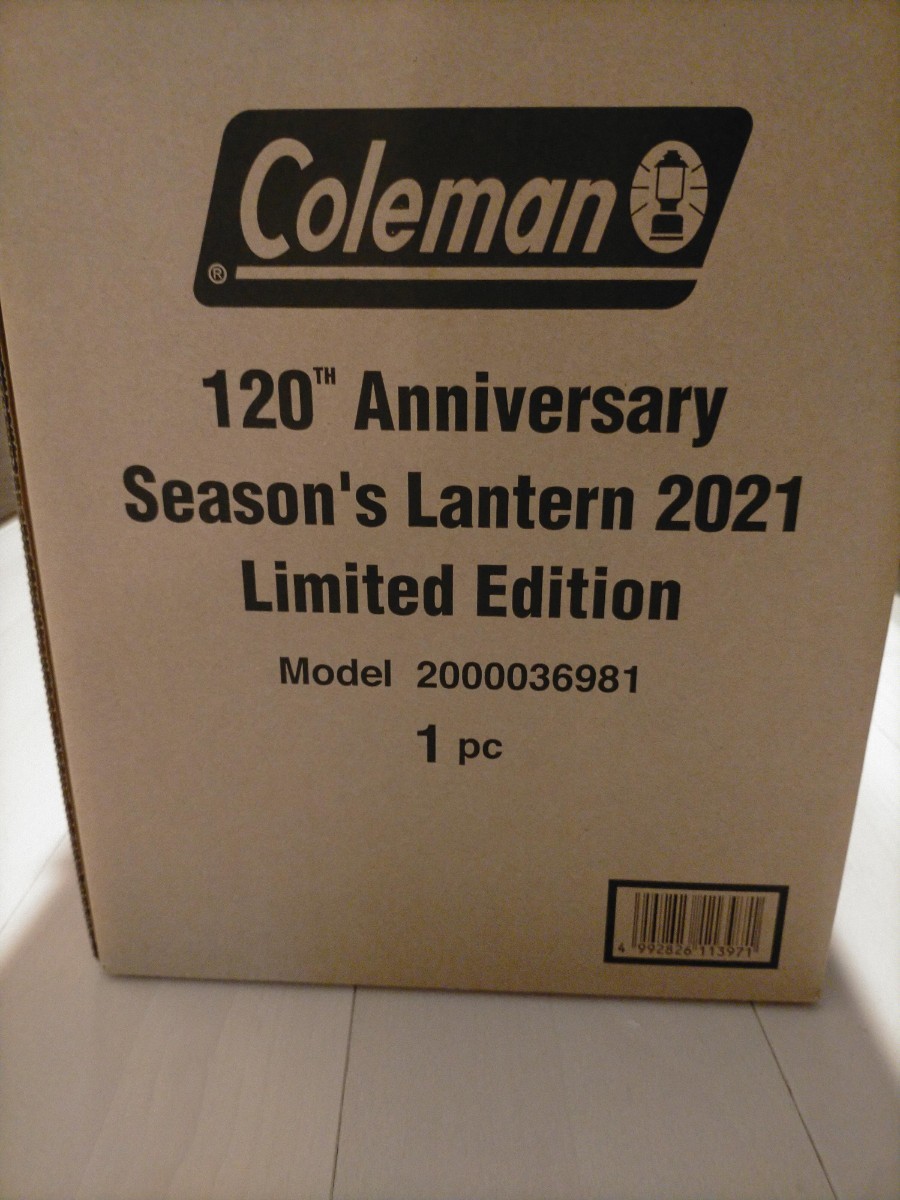 【新品未開封】Coleman コールマン 120th アニバーサリー シーズンズランタン 2021 120周年