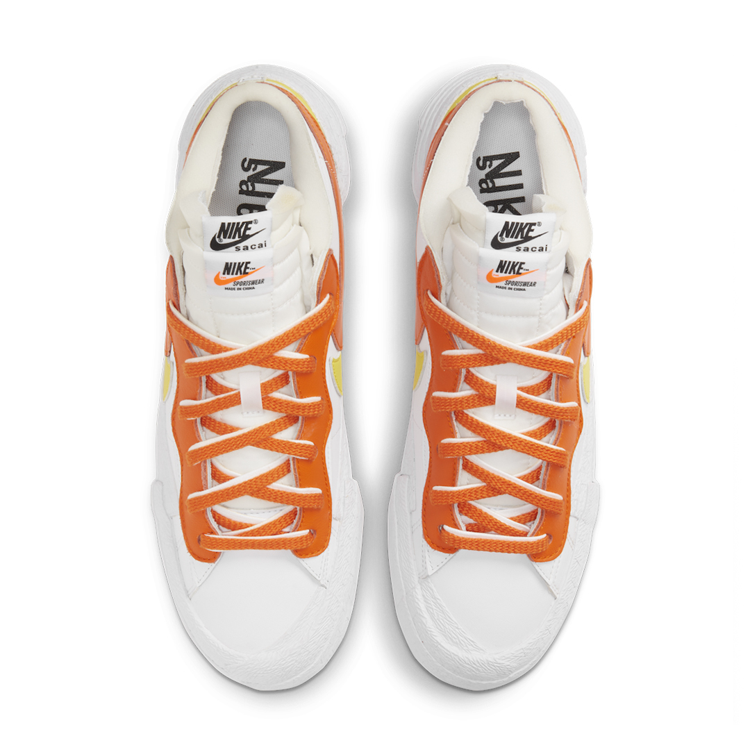 1500　sacai × NIKE BLAZER LOW(Magma Orange)　27.5ｃｍ　US9.5　サカイ×ナイキ　ブレーザーロー　マグマオレンジ　27.5ｃｍ_画像5