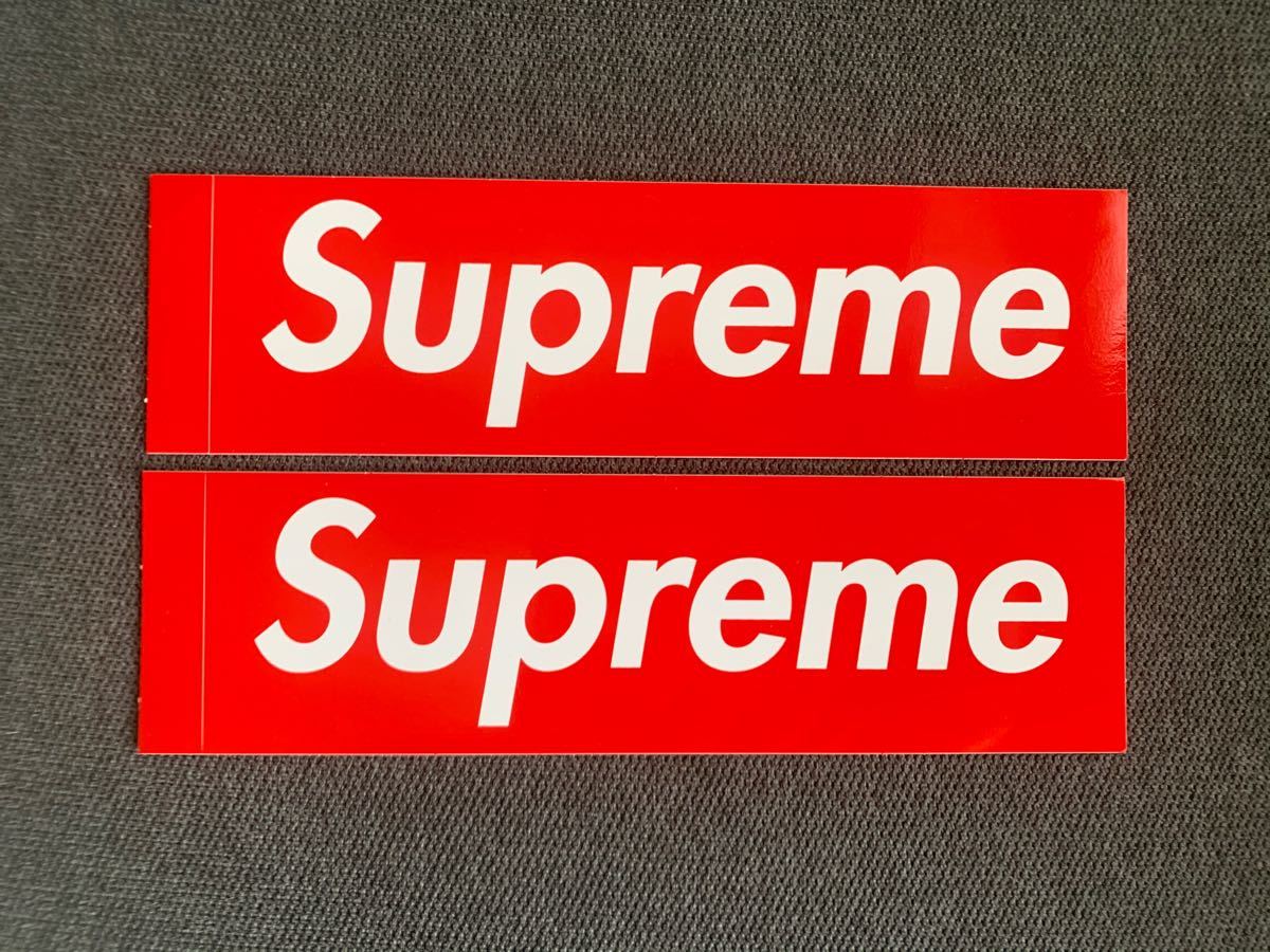 Supreme ステッカー supreme 2枚セット 送料無料 シュプリーム