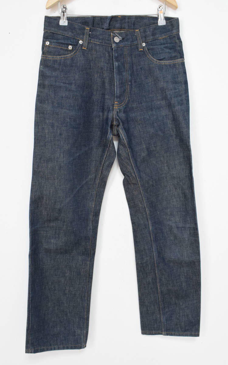  первый период 1998 сам период HELMUT LANG CA 19543 Helmut Lang обтягивающий индиго Denim брюки 30