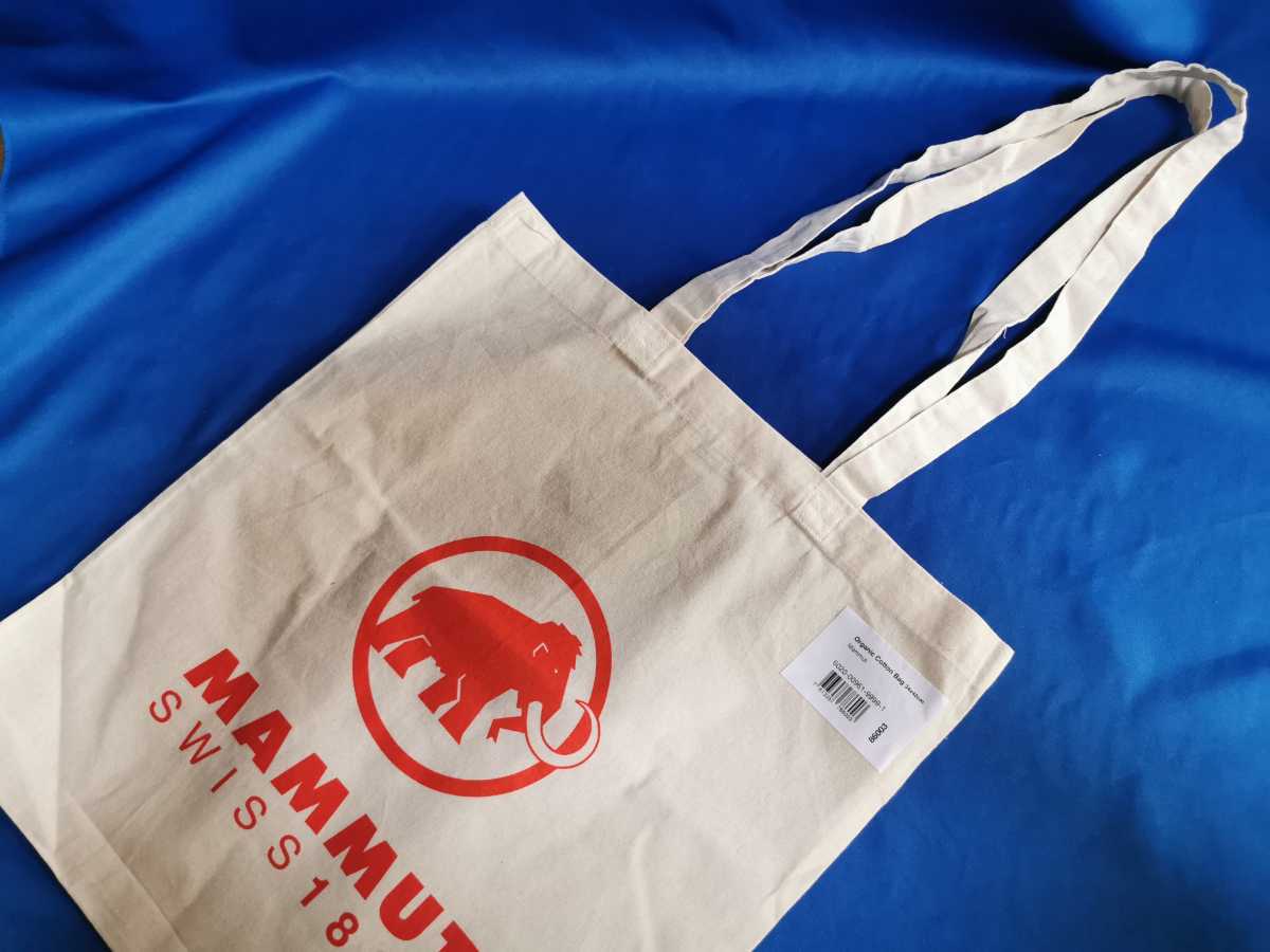MAMMUT Organic Cotton Bag【未使用・新品】マムート エコバッグ トートバッグ 薄型 ショッピングバッグ _画像2