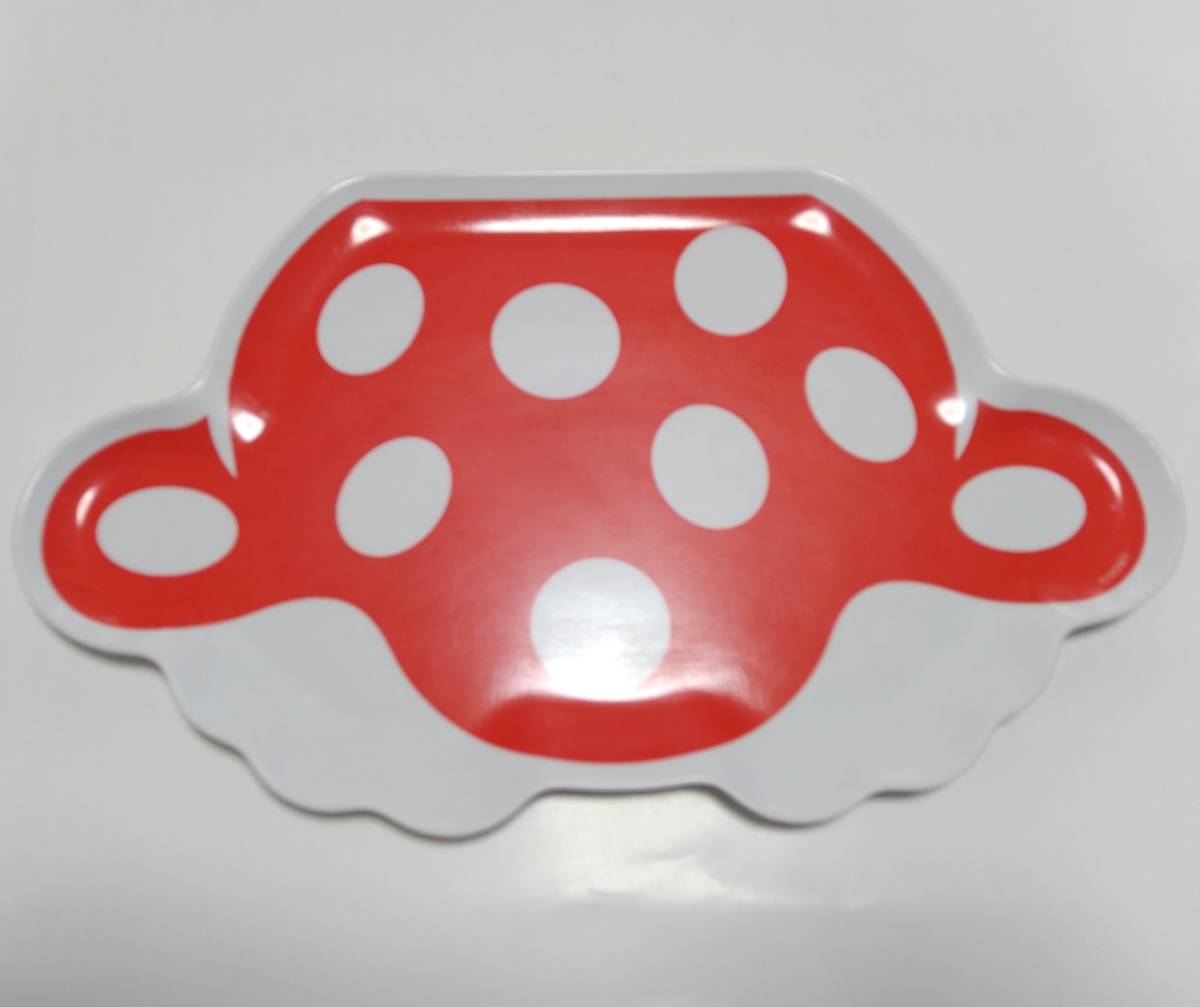 ミニーマウス ドット柄 フレアスカート アイコン プレート プラスチック 皿