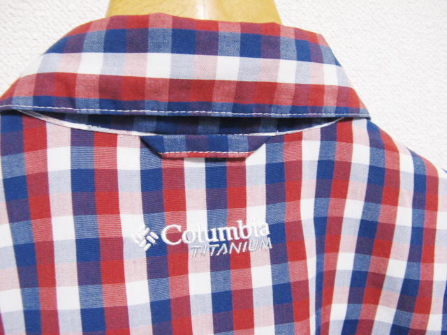 コロンビア COLUMBIA TITANIUM 半袖 OMNI-WICK シャツ Sサイズ ベンチレーション トレッキング アウトドア_画像5