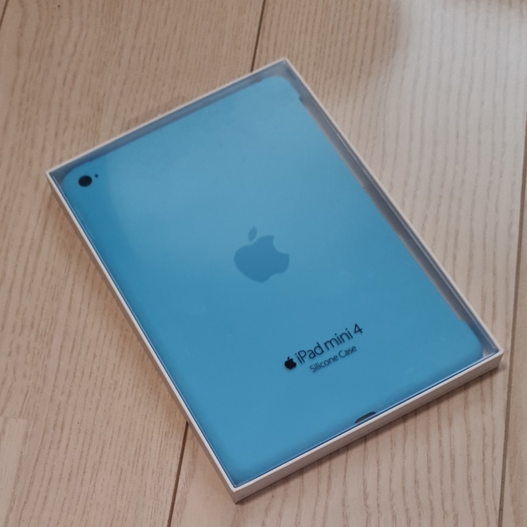 未開封品 Apple 純正 iPad mini4 用 シリコーン ケース ブルー MLD32FE/A Blue シリコン カバー