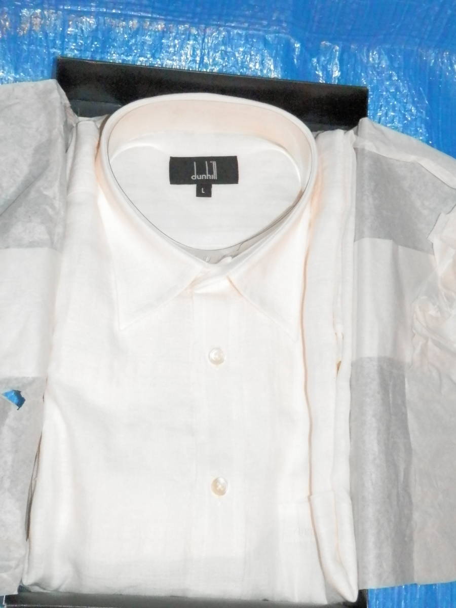 ★ダンヒル・半袖Yシャツ・Lサイズ（未使用品）★_画像3
