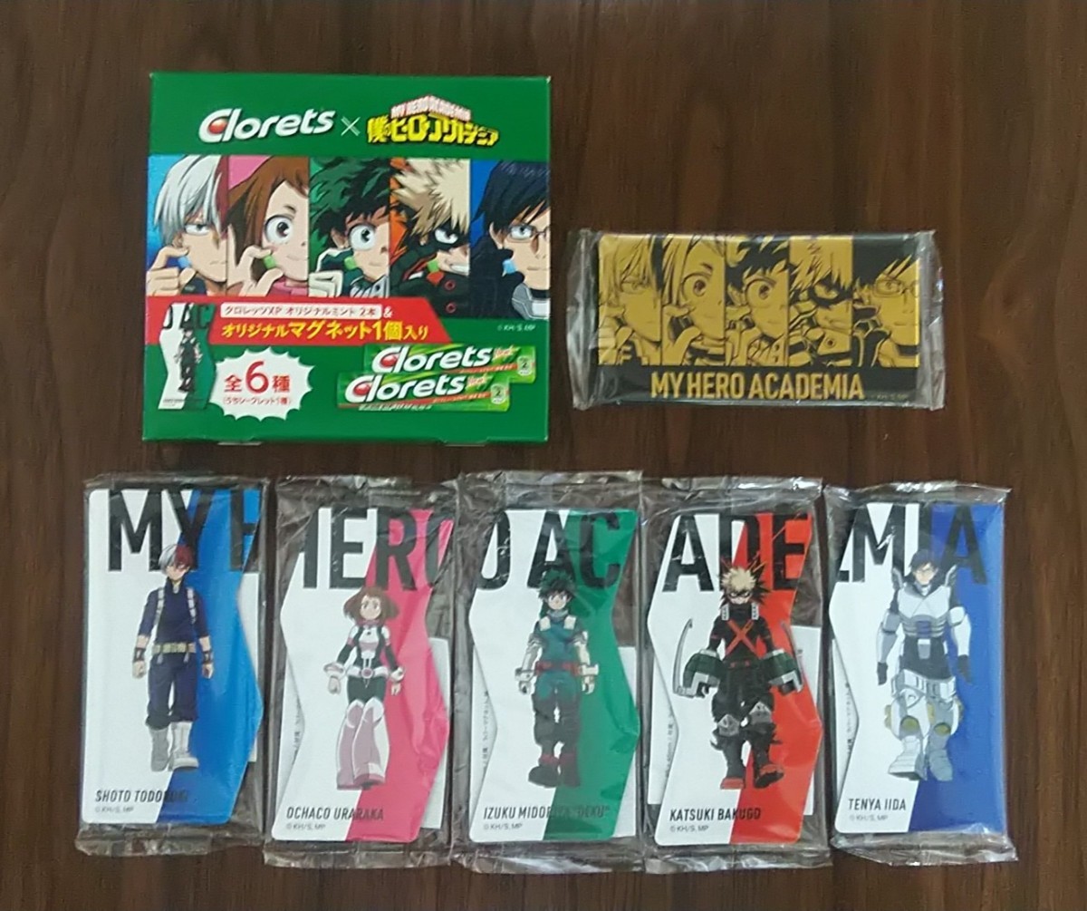 Paypayフリマ ヒロアカ クロレッツ オリジナルマグネット 全6種コンプリート Paypayフリマ ヒロアカ クロレッツ オリジナルマグネット 全6種コンプリート