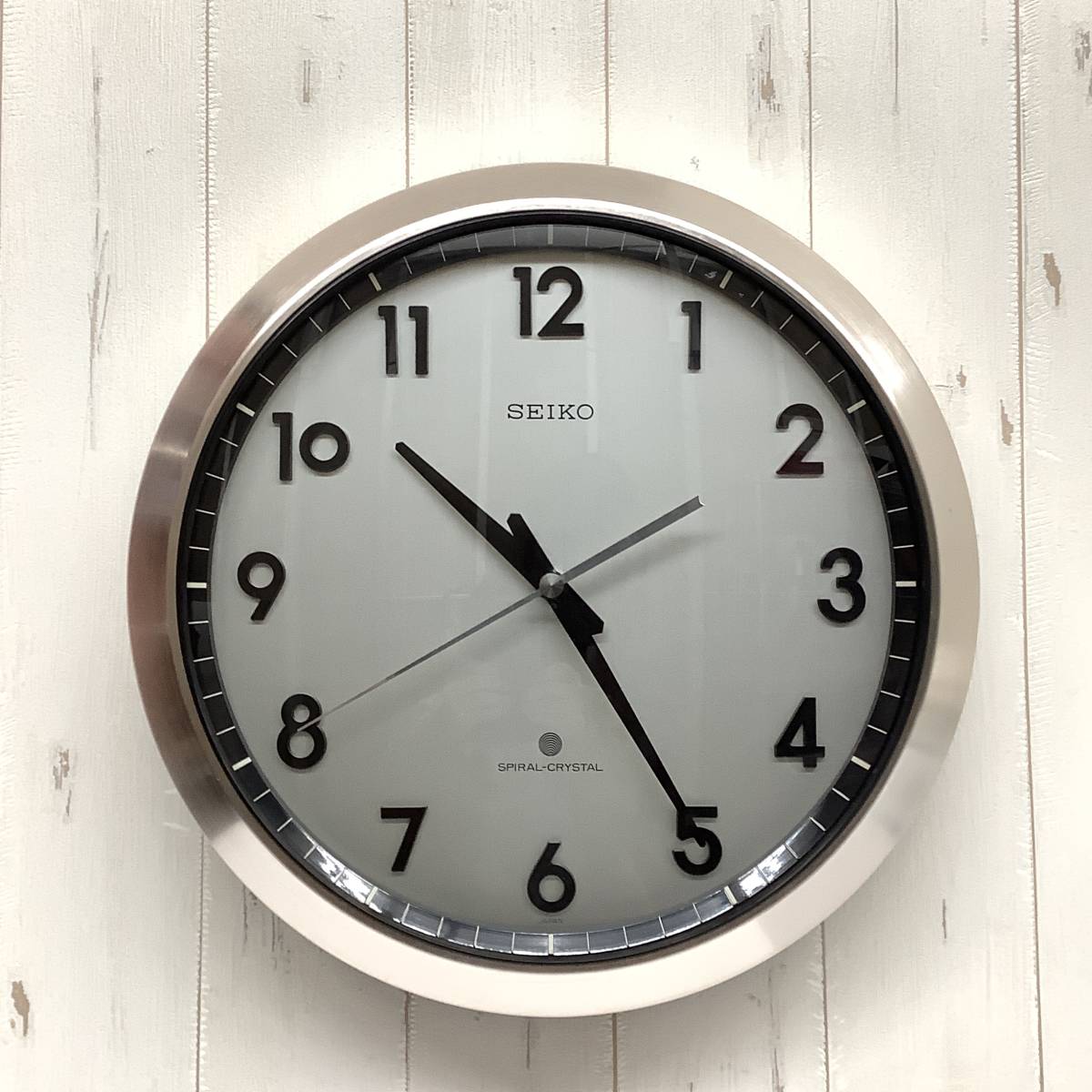 昭和レトロ国立科学博物館未来技術遺産世界初家庭用クオーツ掛時計 