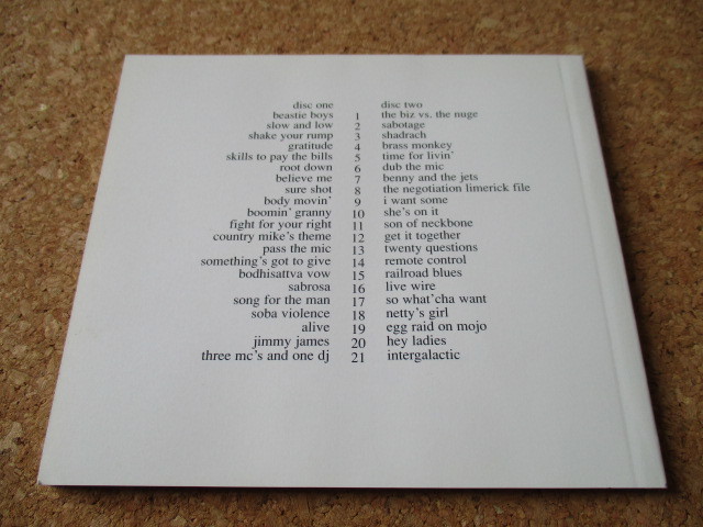 ビースティ・ボーイズ/Beastie Boys Anthology : The Sounds Of Science 99年 家宝級の、大傑作・大名盤♪！ 究極濃厚2枚組ベスト♪ 廃盤♪_画像5