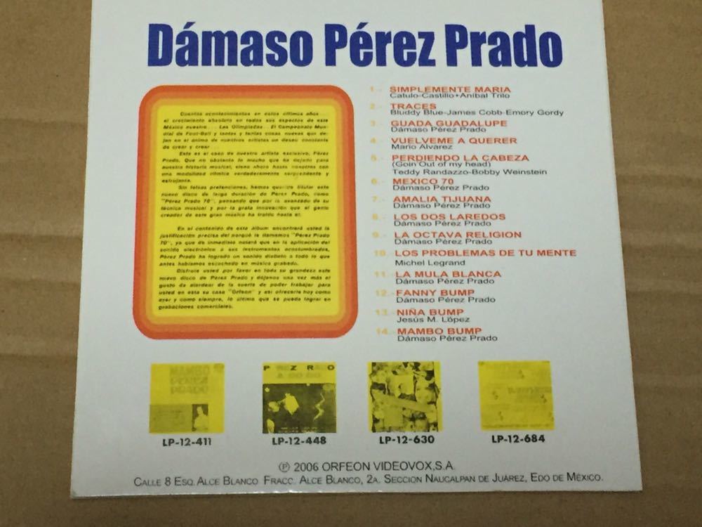 送料込 Perez Prado Perez Prado 70 輸入盤CD / CSM199_画像2