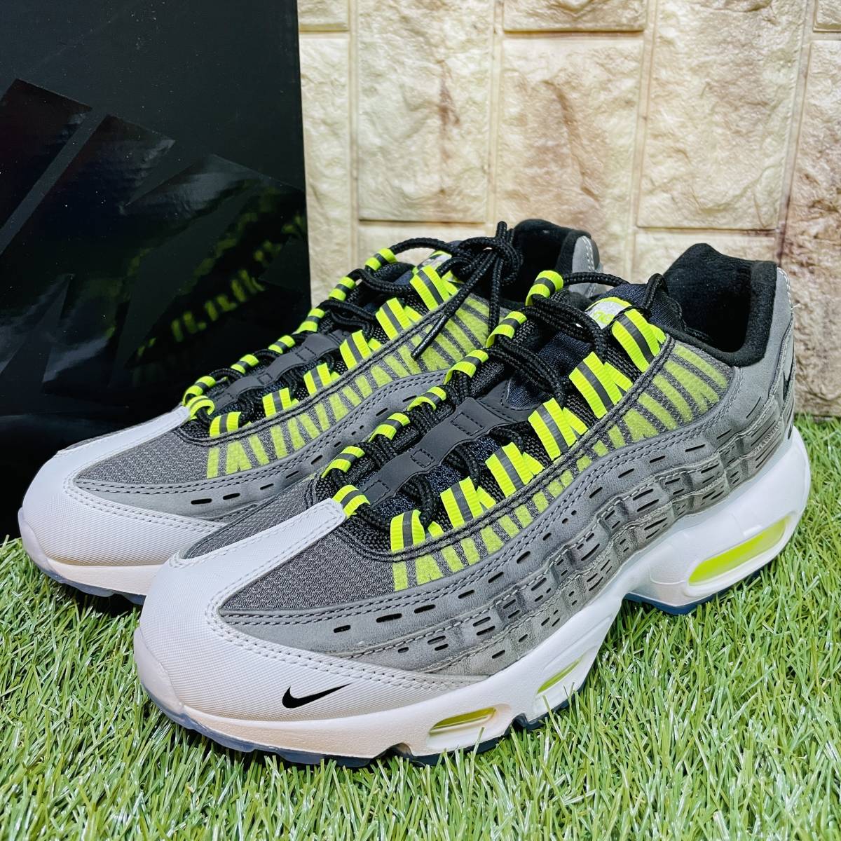 即決 KIM JONES×NIKEコラボ エアマックス95 NIKE AIR MAX 95 キムジョーンズ メンズ スニーカー 黄 24.5cm 送料込み DD1871-002_画像6