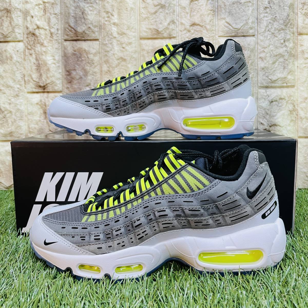 即決 KIM JONES×NIKEコラボ エアマックス95 NIKE AIR MAX 95 キムジョーンズ メンズ スニーカー 黄 24.5cm 送料込み DD1871-002_画像4