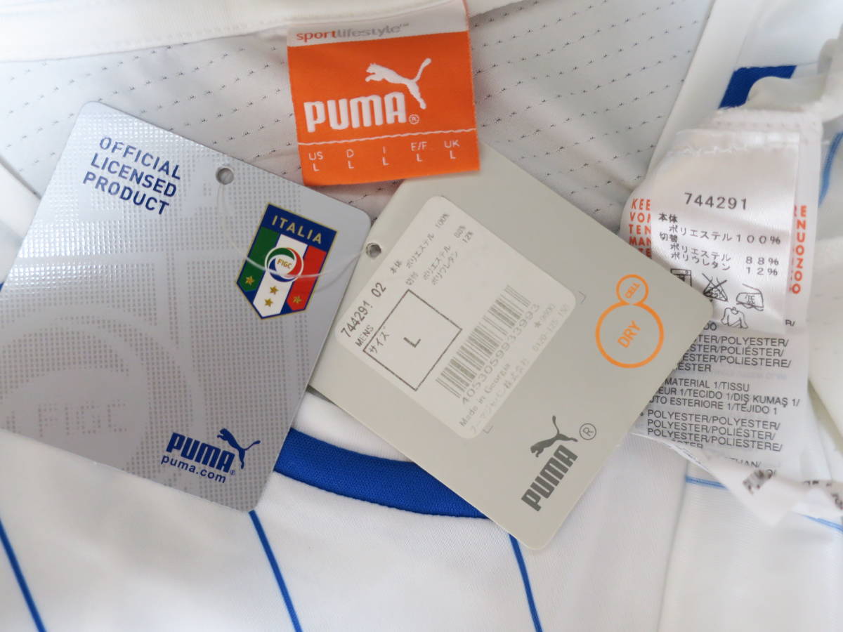 イタリア 代表 2014 アウェイ ユニフォーム プーマ PUMA 送料無料 ITALY ITALIA サッカー シャツ_画像3