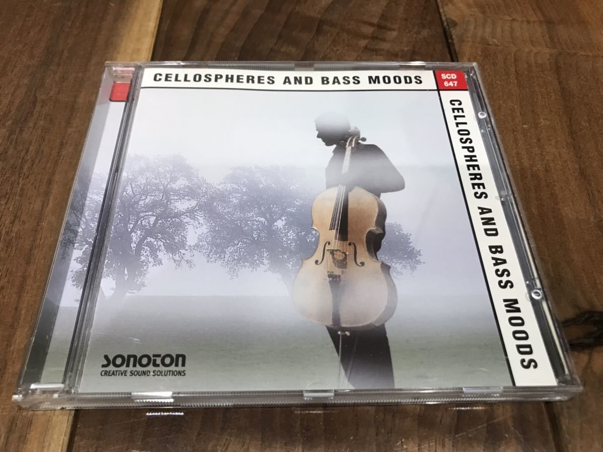 Ulrich Rassy, Otto Sieben, Bernd Gesell Cellospheres And Bass Moods SCD647 SONOTON LIBRARY ライブラリー norman candler_画像1