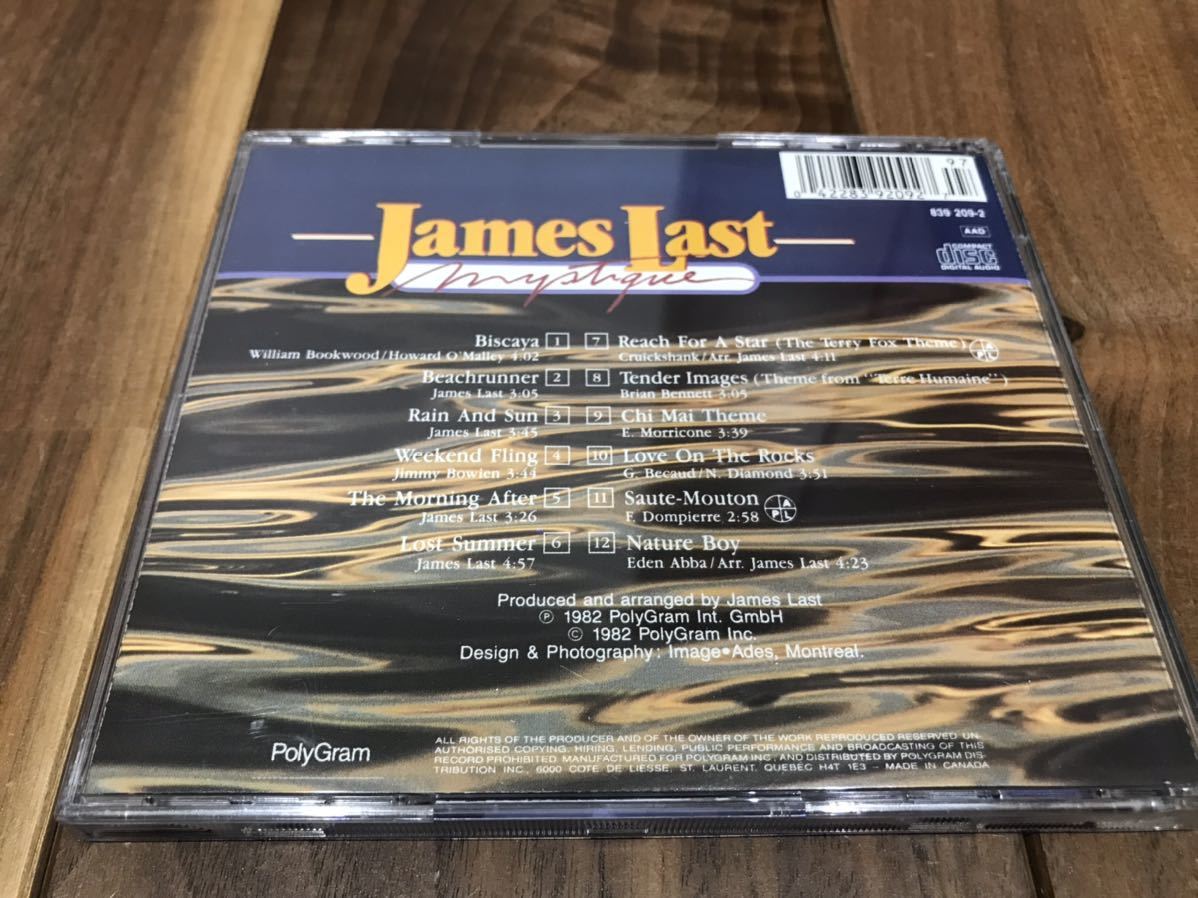 James Last Mystique CD ジェームス・ラスト Polydor 839 209-2 CANADA盤 カナダ盤 イージーリスニング JAZZ ジャズ_画像3