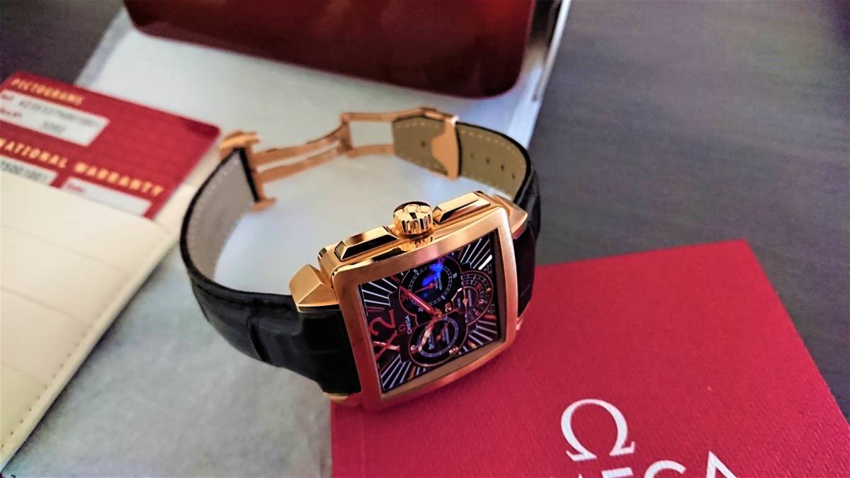 美品】OMEGA オメガ K18 金無垢 18金レッドゴールド