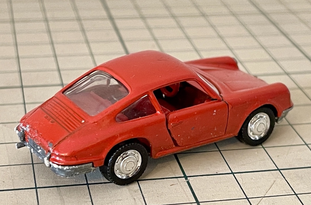 シュコー 1/66 ポルシェ 911S レッド No.313 ドイツ製 ナローポルシェ Schuco Porsche 911S red_画像2