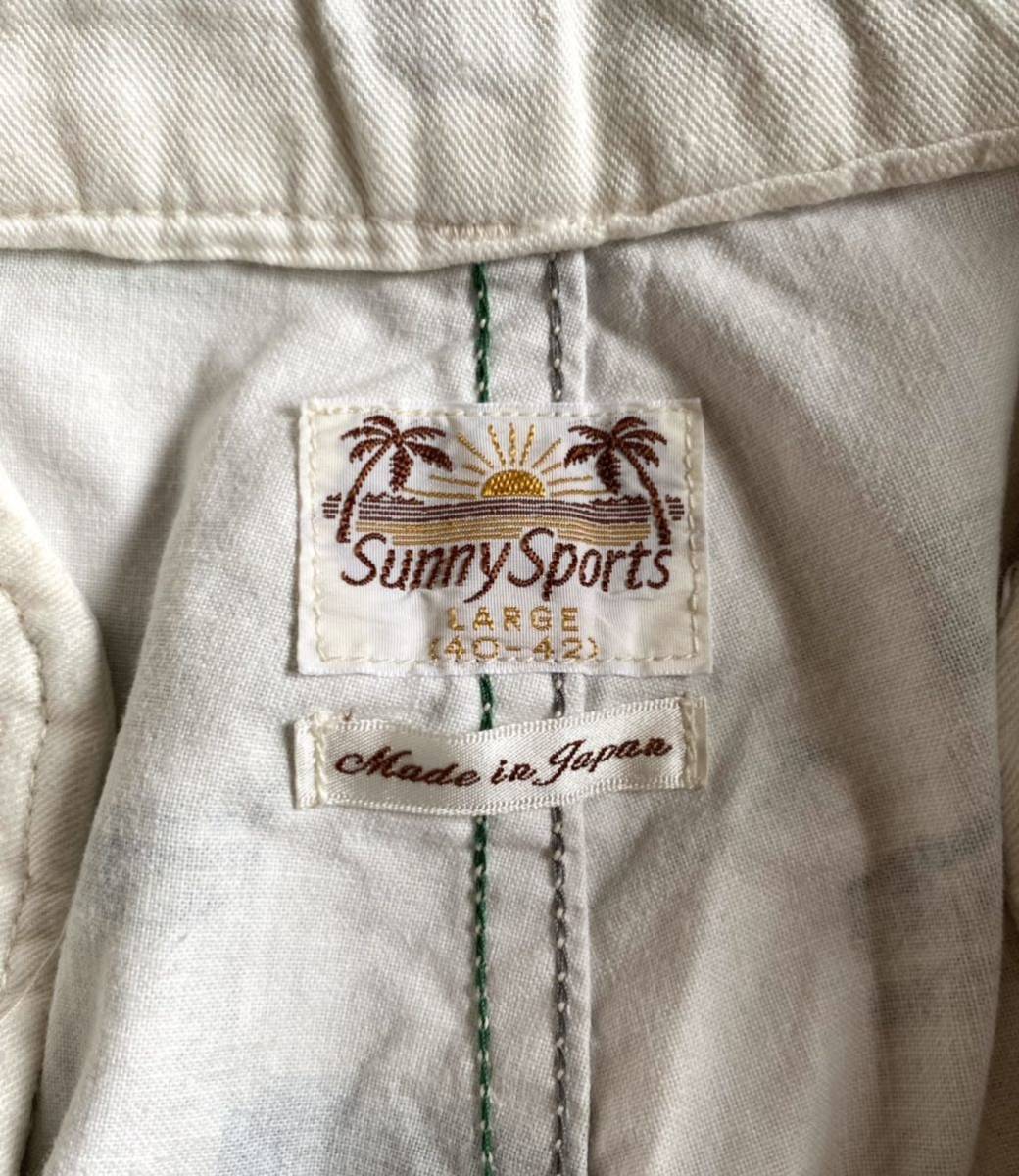 ★ SUNNY SPORTS ★ ショートパンツ L 総柄 サニースポーツ フォト ショーツ ハーフパンツ_画像3