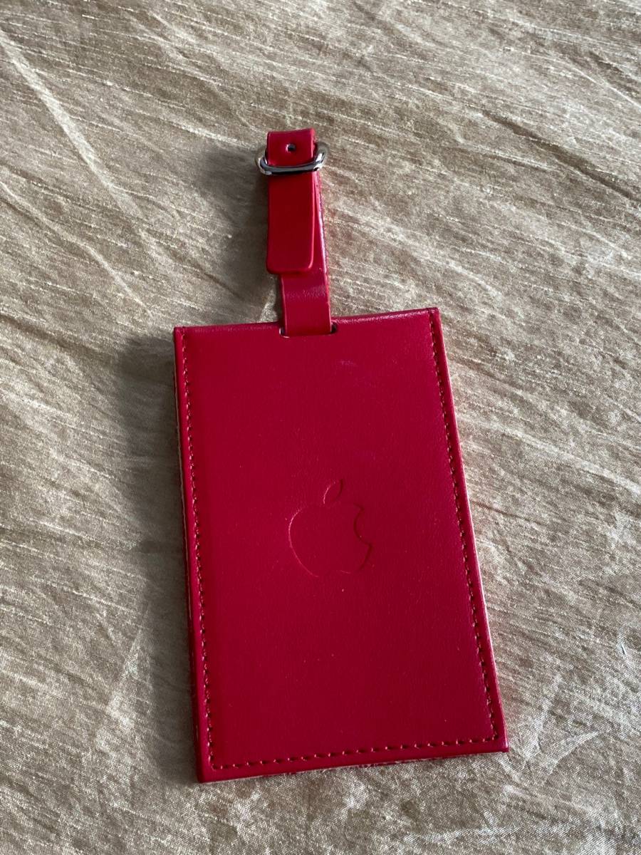 Apple goods name tag ( red )
