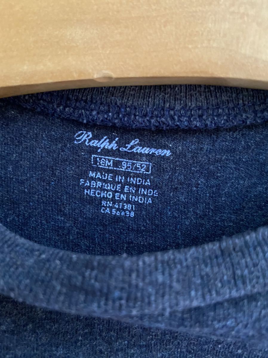 【送料無料】中古 RALPH LAUREN ラルフローレン Tシャツ ビッグポニー サイズ 18M(95/52)_画像2