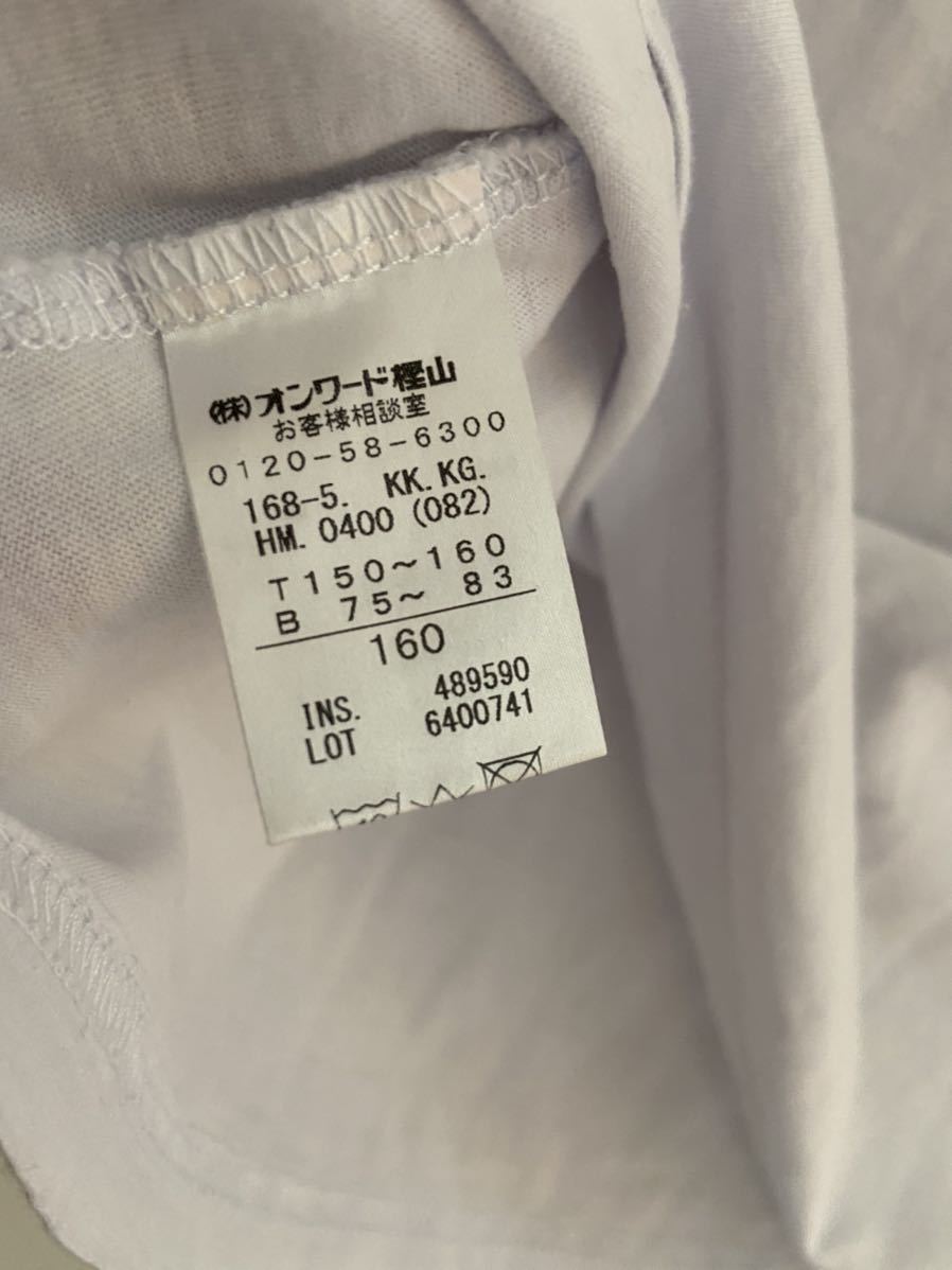 【送料無料】中古 組曲 KUMIKYOKU ニット Tシャツ サイズ160_画像6