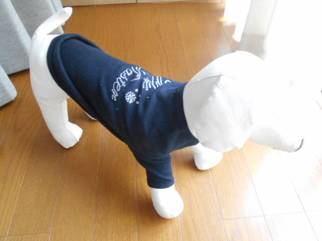 小型犬☆DHC ディーエイチシー　Cotton sisters　コットンシスターズ★ラインストーンTシャツ　M　ブラック_画像10