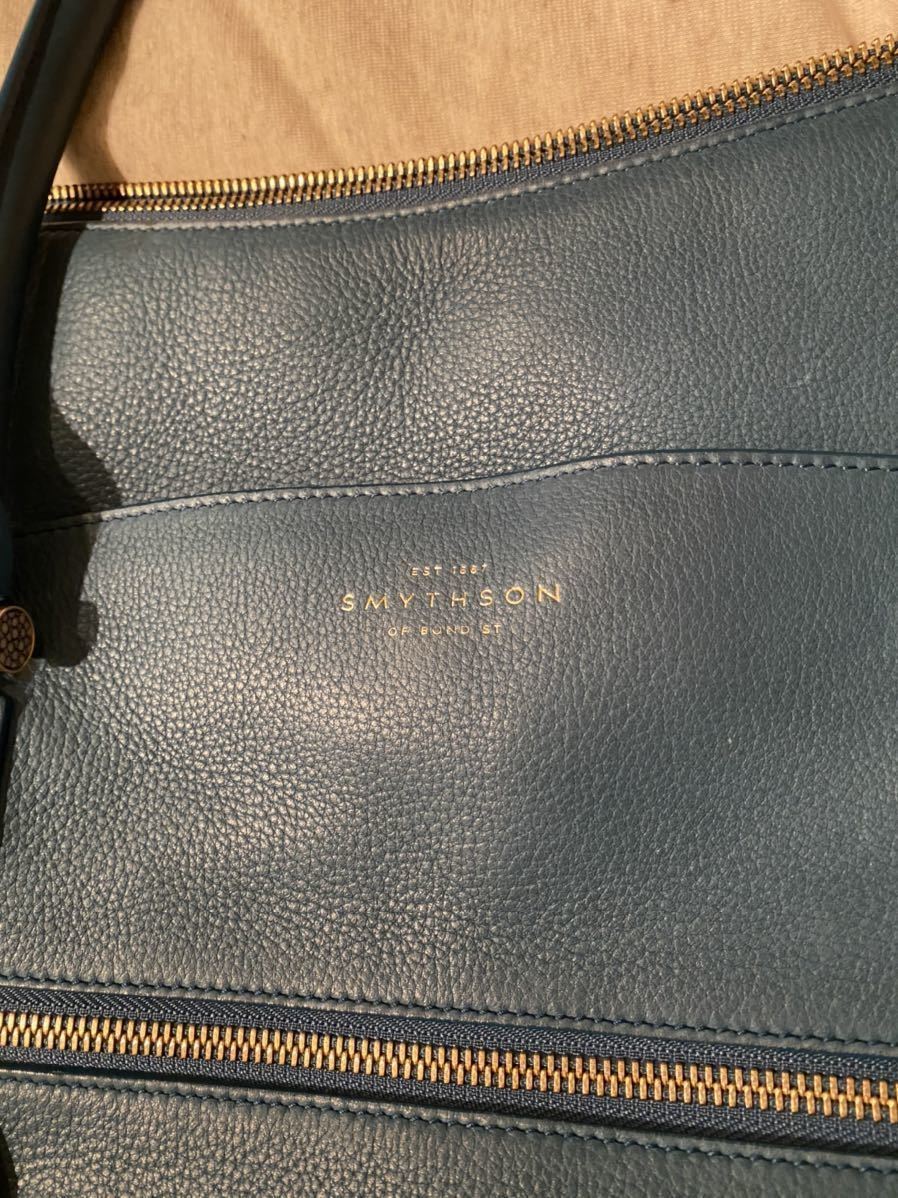 定価25万円 激レア! 美品 送料無料 SMYTHSON スマイソン レザー