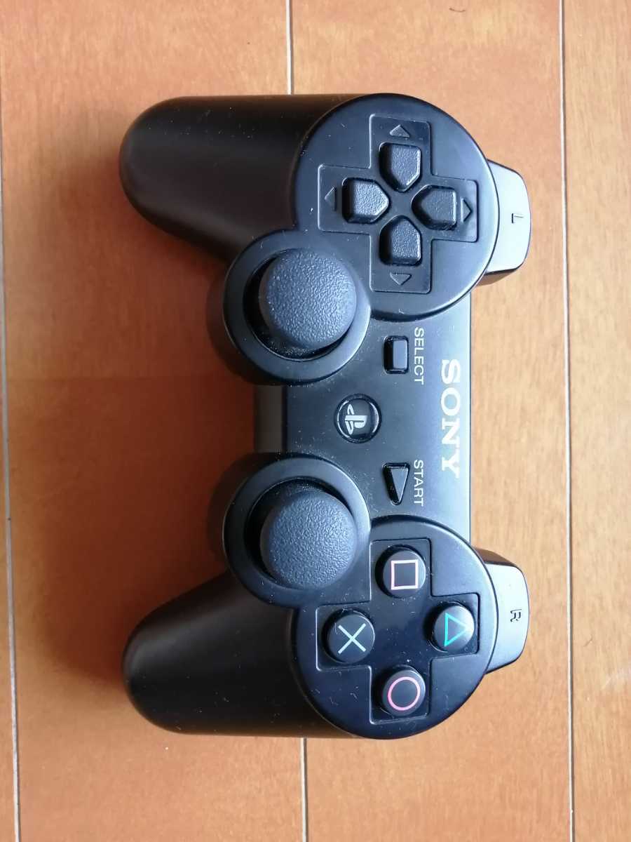 美品 PS3 コントローラー 純正 黒 デュアルショック3 DUALSHOCK3 　送料無料　SONY プレステ3 500ma