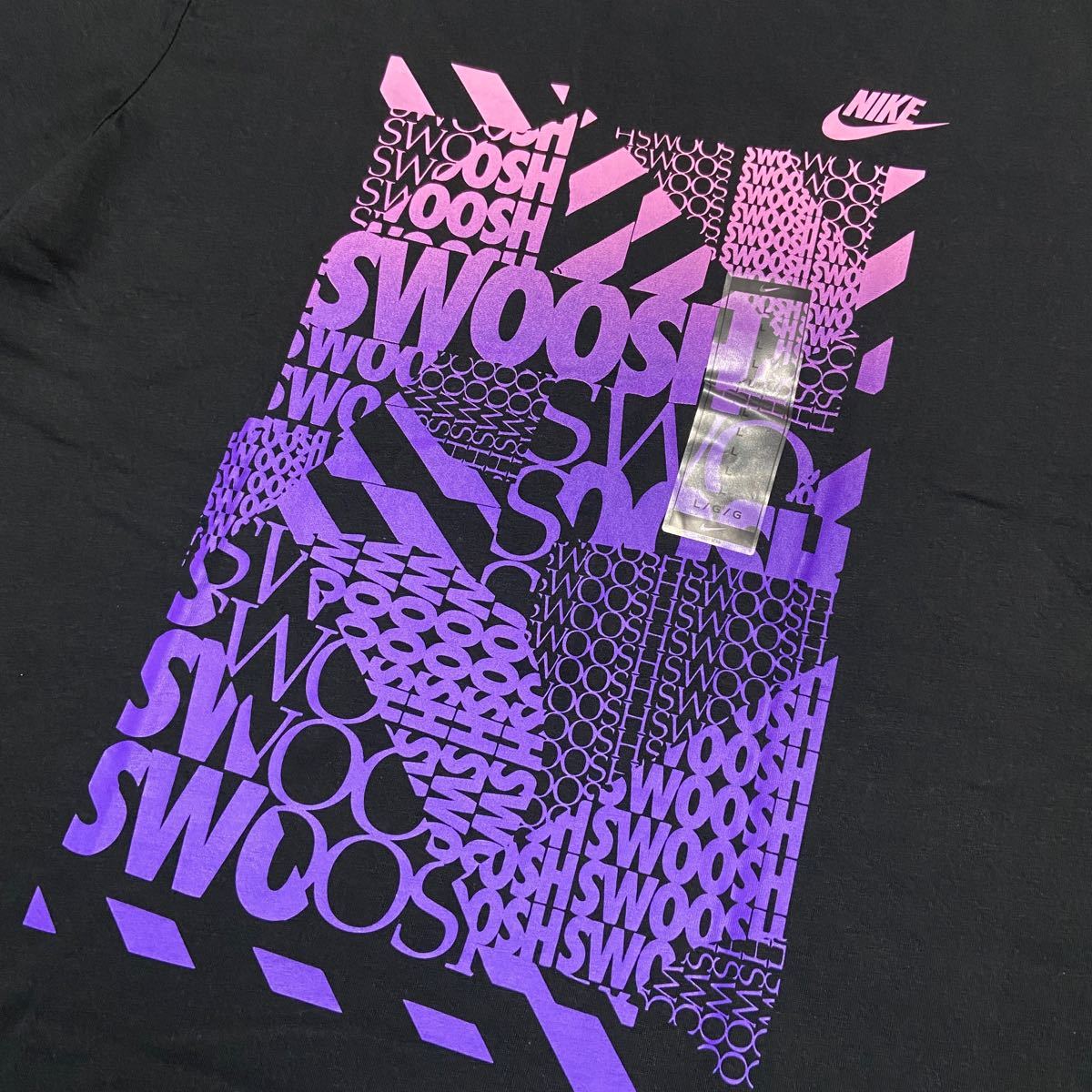 Paypayフリマ Nike ナイキ ロゴ Tシャツ Swoosh グラデーションカラー ブラック