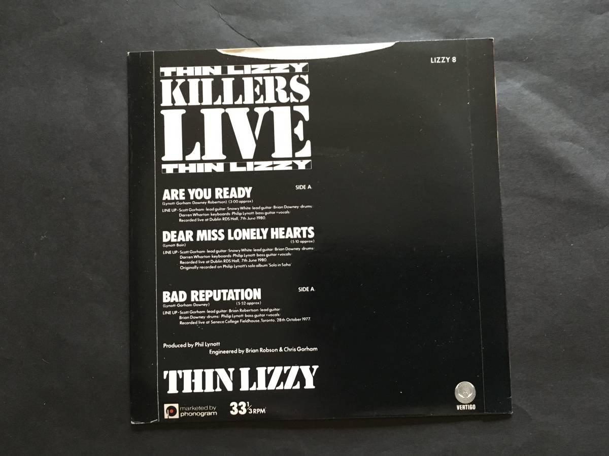 THIN LIZZY ARE YOU READY EP UK