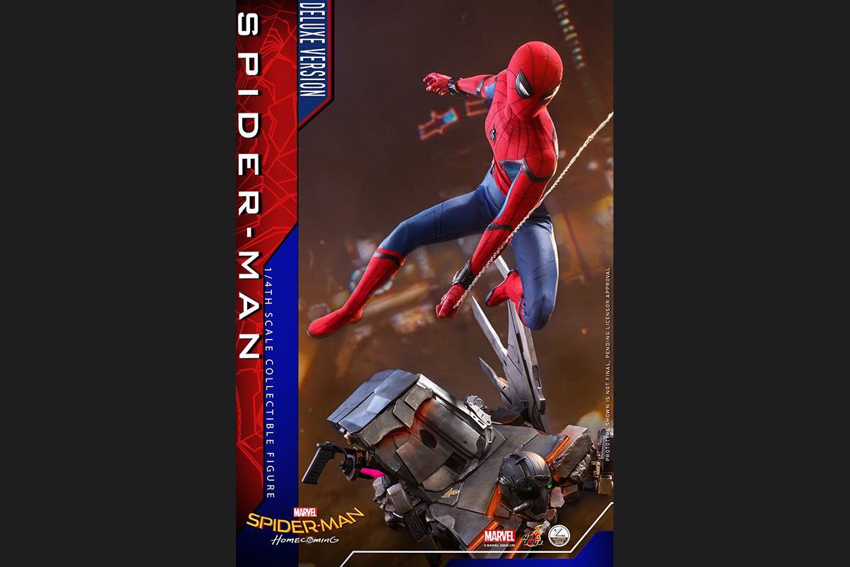  hot toys new goods, unopened quarter scale Spider-Man Home kaming Spider-Man DX version 1/4