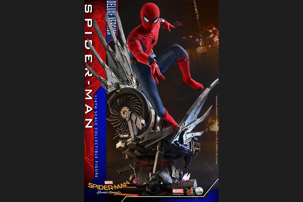  hot toys new goods, unopened quarter scale Spider-Man Home kaming Spider-Man DX version 1/4