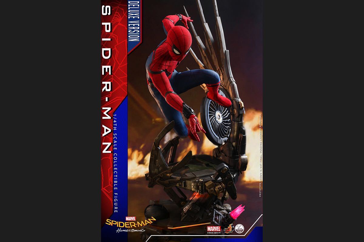  hot toys new goods, unopened quarter scale Spider-Man Home kaming Spider-Man DX version 1/4