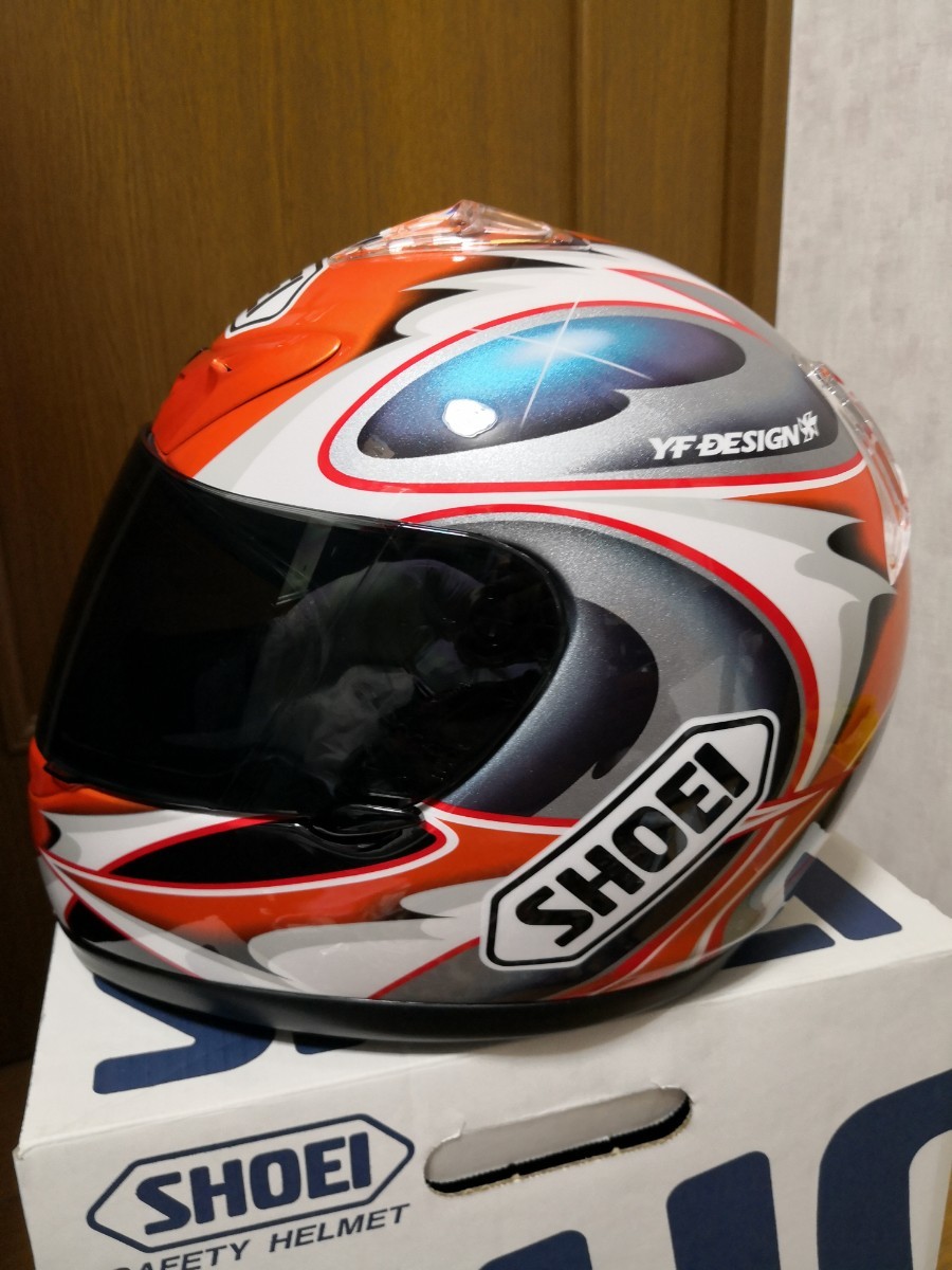 SHOEI X-8RS size Lフルフェイスヘルメット 宇川徹レプリカ SHOEI X-8RS size Lフルフェイスヘルメット 宇川徹レプリカ