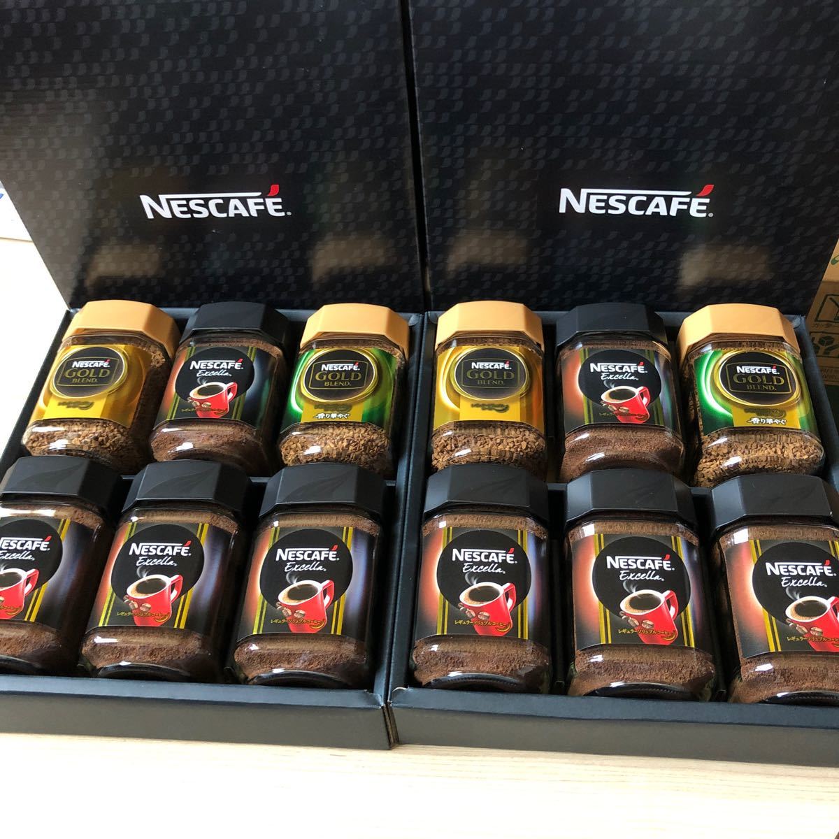 【2箱】NESCAFE ネスカフェ レギュラーソリュブルコーヒー ギフトセット バラエティギフト インスタントコーヒー ネスレ　
