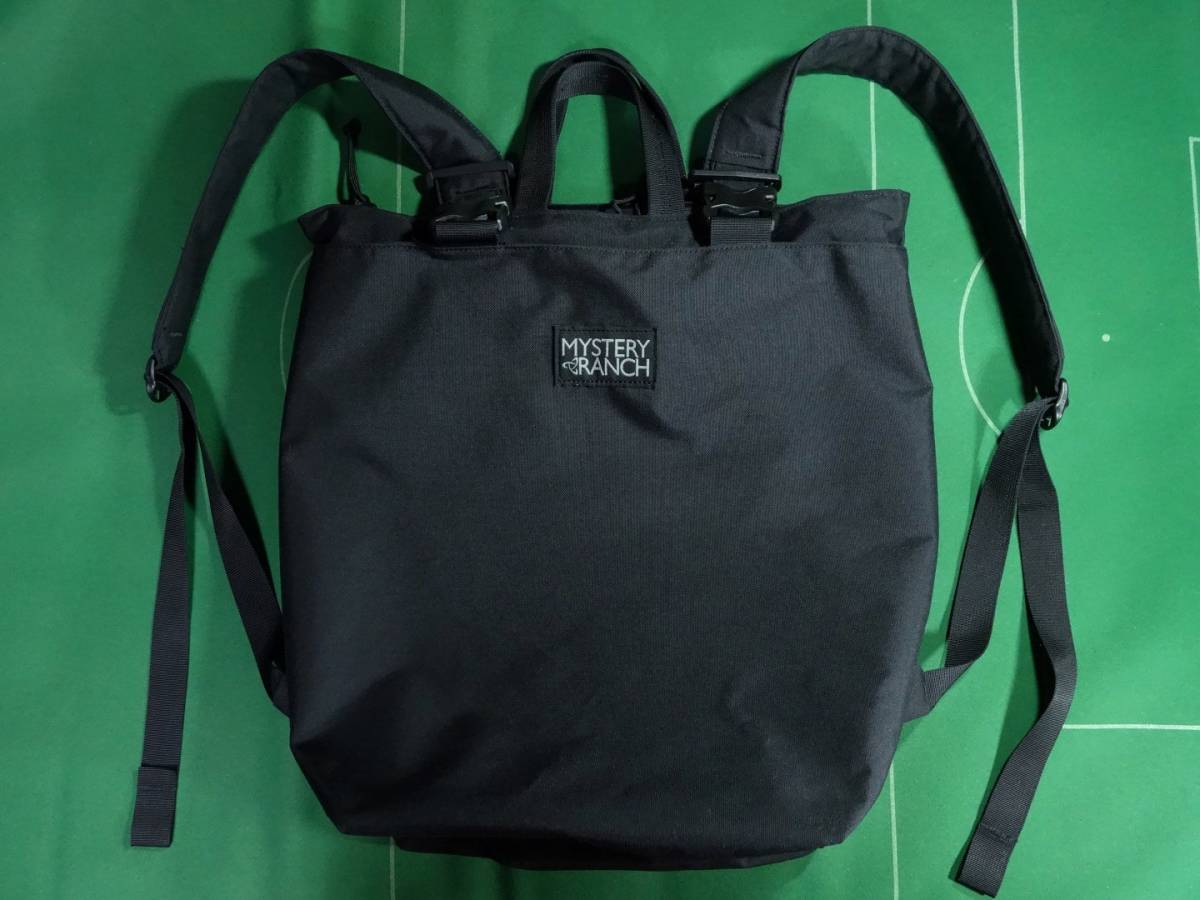 ▲ミステリーランチ 2WAY トート/バックパック BOOTY BAG DELUXE ブラック 美品!!!▲