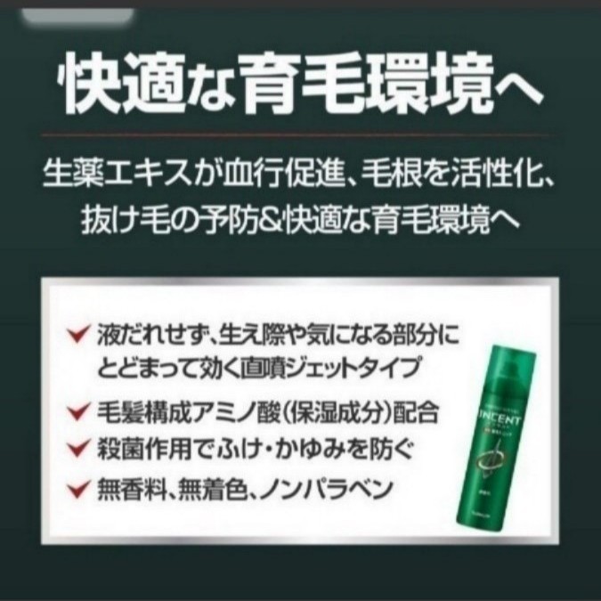 モウガインセント インセント バスクリン 無香料 育毛トニック 育毛剤 薬用