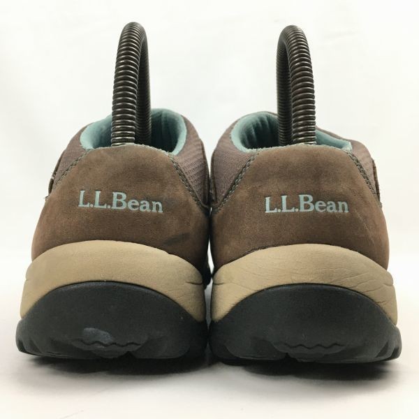 L.L.BEAN　25.0-25.5程度　防水ビーンブーツ　ハンターシューズ　アウトドア　焦げ茶×ミント　管NO.ZD-168