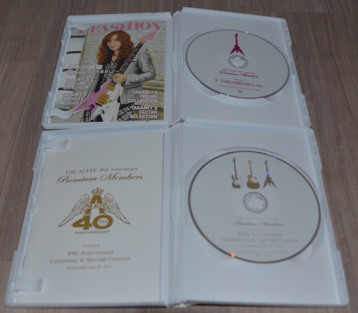 THE ALFEE/40周年プレミアム会員DVD全6巻
