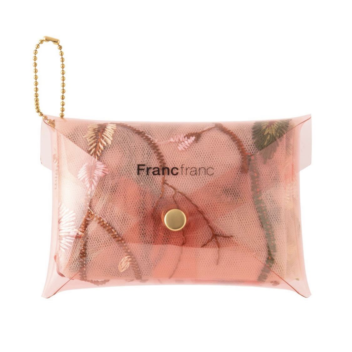 【新品未開封】Francfranc フランフラン チュールバッグ フラワー マルチ×ライトピンク イエロー×ホワイト 2点セット_画像3