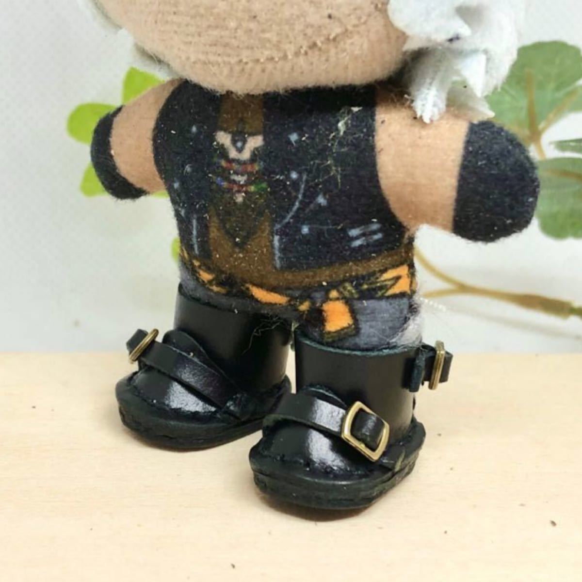 革細工　丸エンジニアブーツ　miniature  boots.