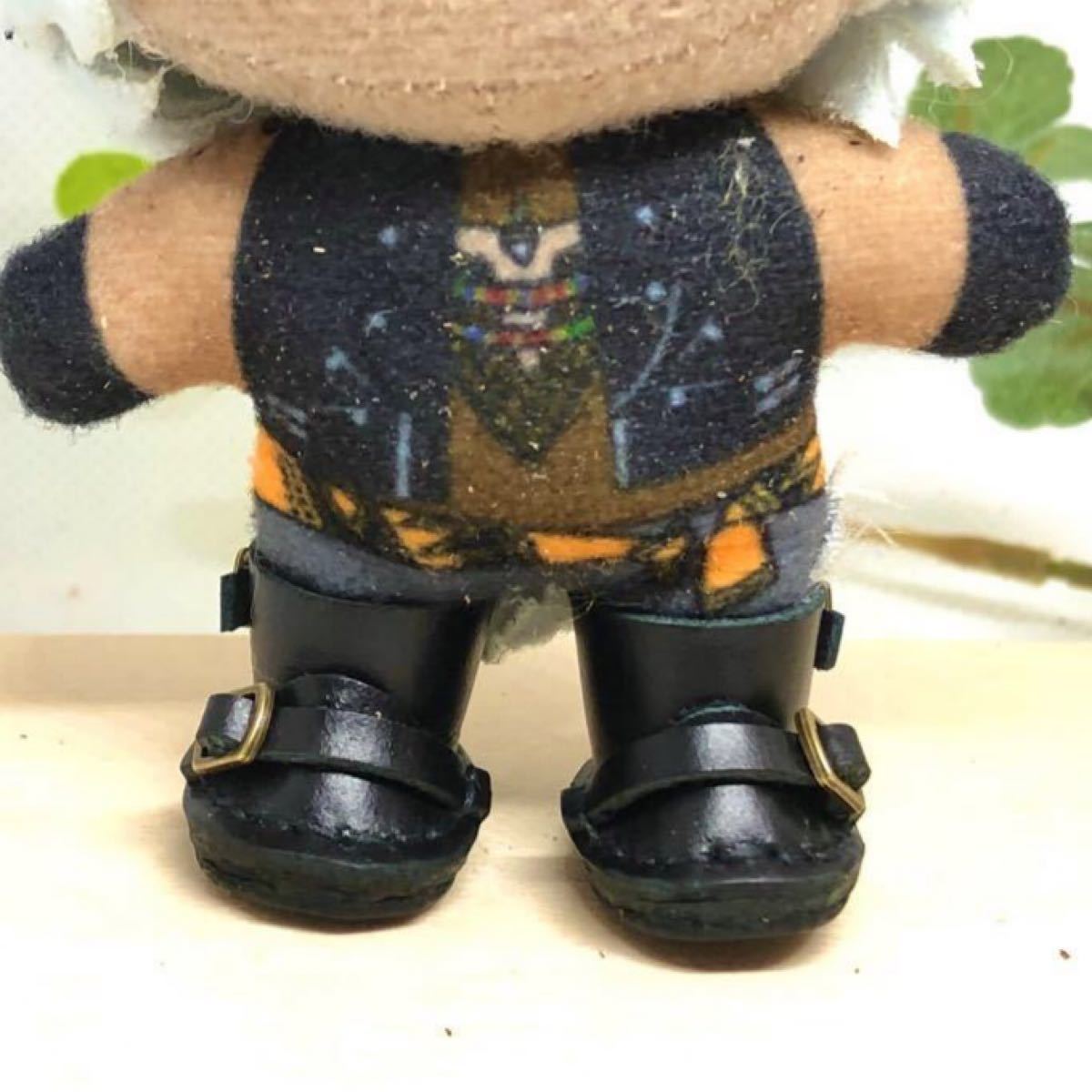 革細工　丸エンジニアブーツ　miniature  boots.