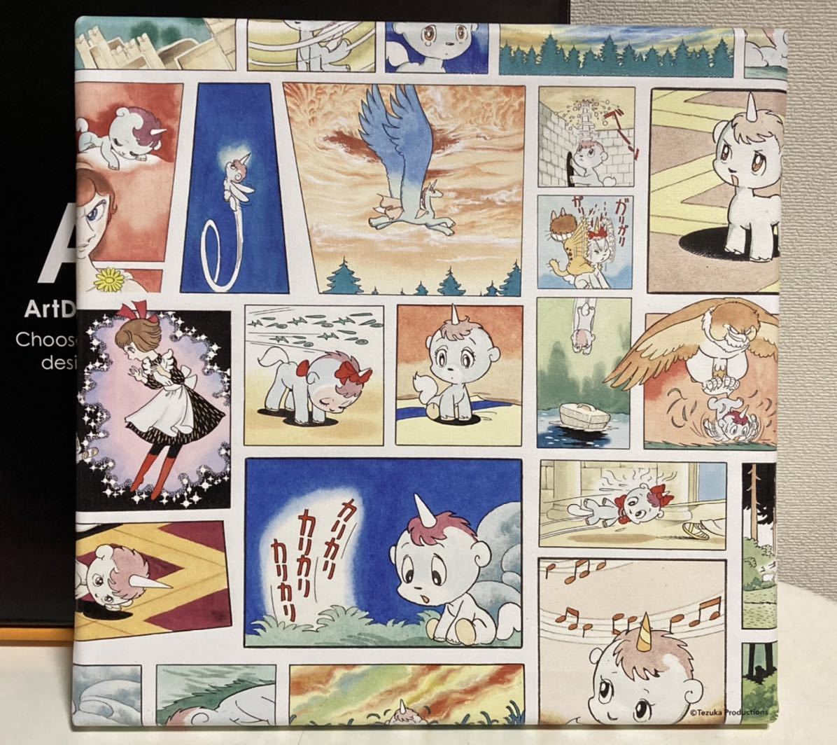 入手困難 品 ユニコ アートデリ キャンバスアート 手塚治虫 unico