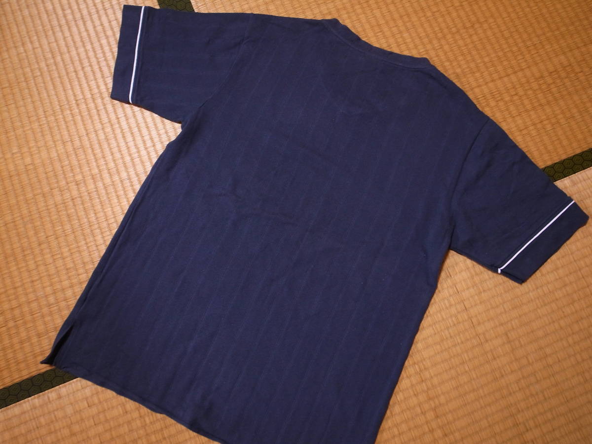  beautiful goods *HECTIC Hectic *V neck cut and sewn T-shirt *. ash *M