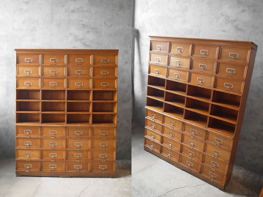  antique France stolzenberg filing cabinet chest store furniture rack 